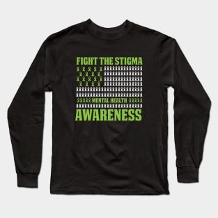 Mental Health Matters End The Stigma Psychology Therapy Long Sleeve T-Shirt